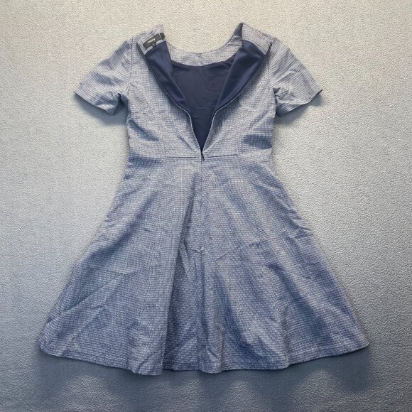 Theory Women's Dress Size 4 Mini Houndstooth Zipper,Lined - Picture 3 of 11